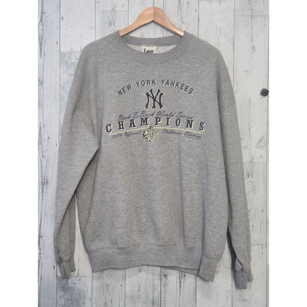 VTG 1999 Yankees World Series Champions Clubhouse Edition Sweatshirt Sz. XL